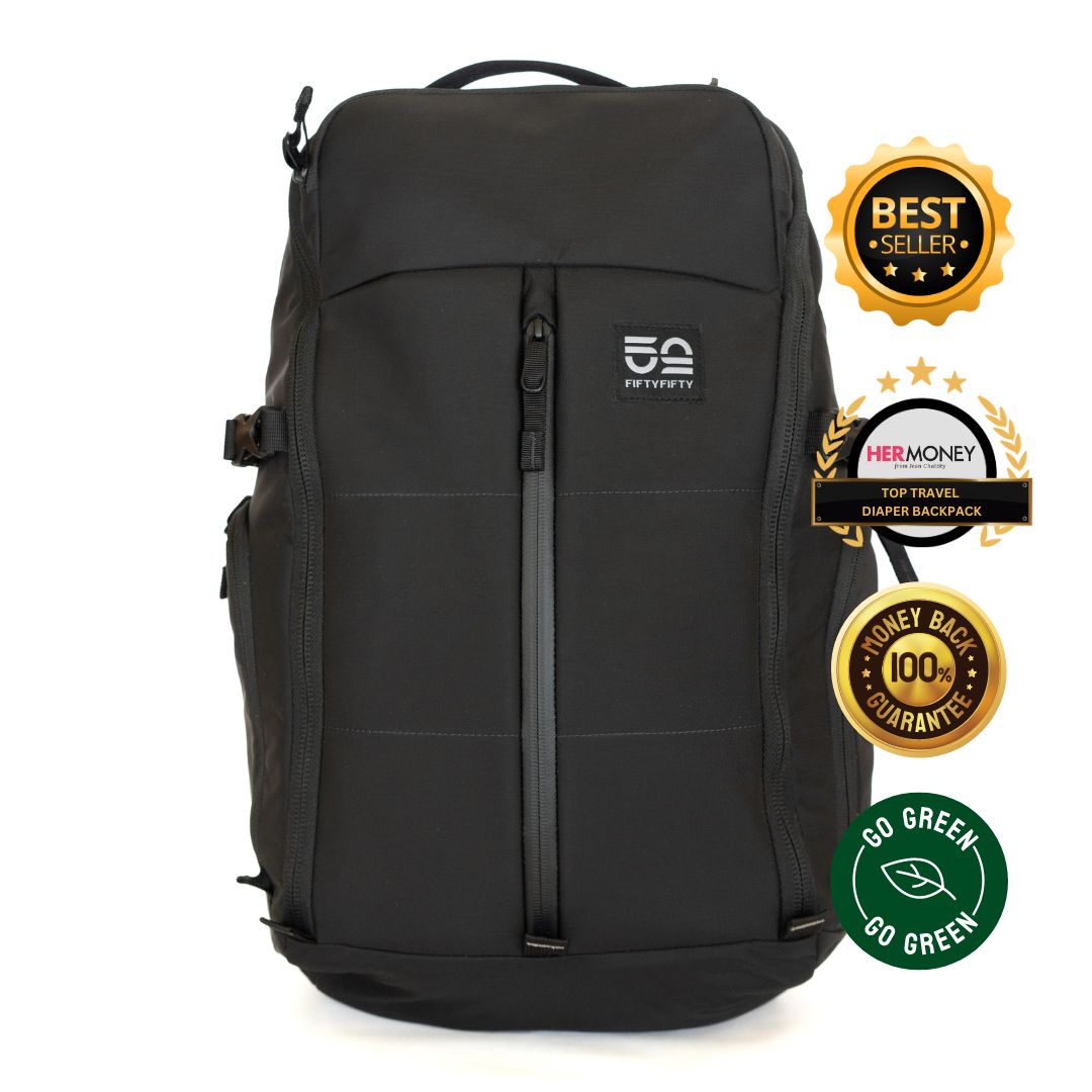 Ready 22 Diaper Backpack Black