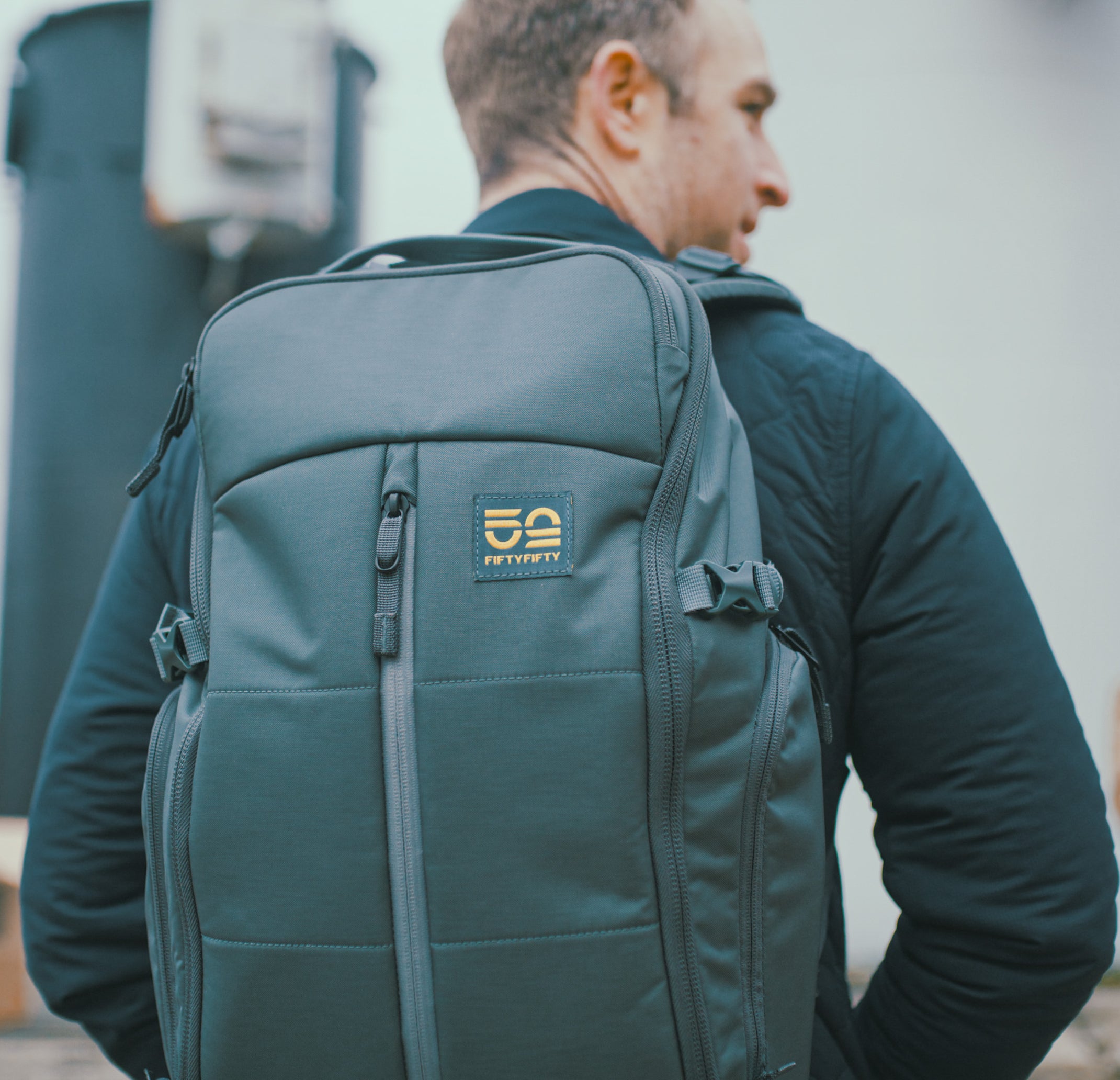FiftyFiftyGear-diaper-backpack-for-dads-lifetime-warranty-everyday-carry-Ready22-moss
